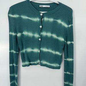 ZARA Ribbed sweater/cardigan!